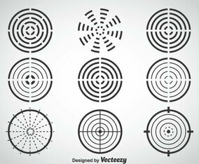 Laser Tag Target Vector Set