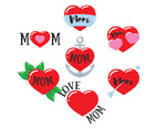 Mom Tattoo Vector