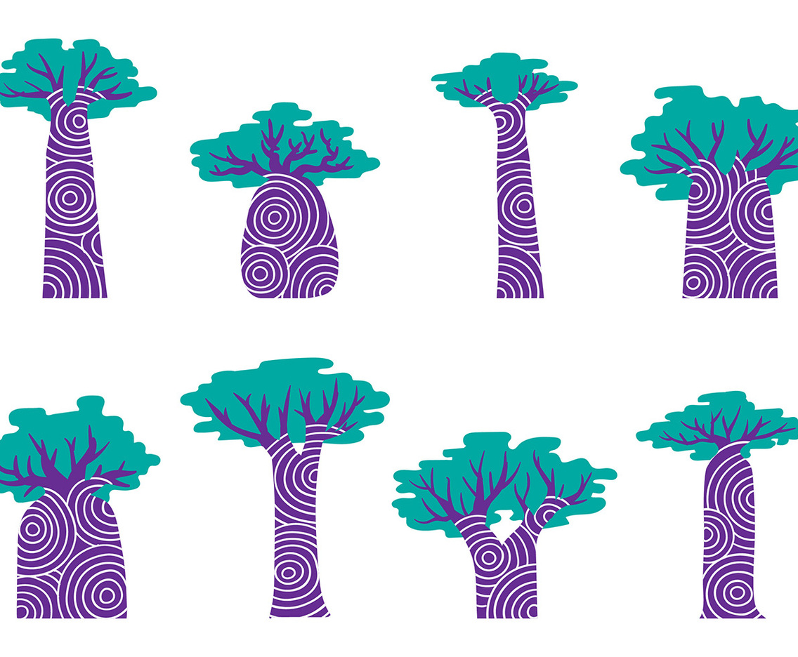 Baobab Ancient Vector