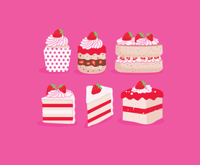 Strawberry Shortcake Vector