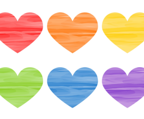 Free Watercolor Hearts Vector