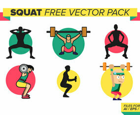 Squat Free Vector Pack