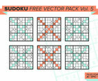 Sudoku Free Vector Pack Vol. 5
