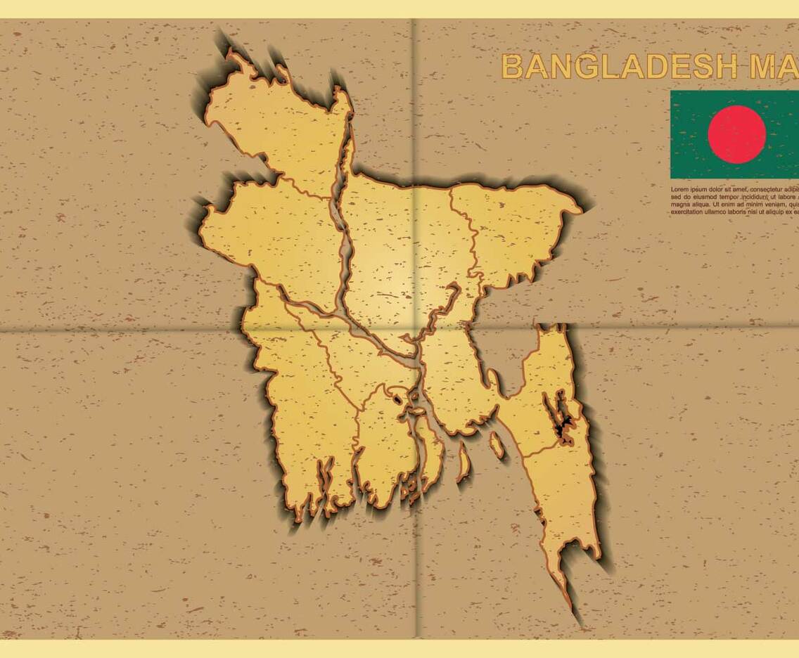 Free Bangladesh Map Illustration