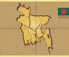 Free Bangladesh Map Illustration