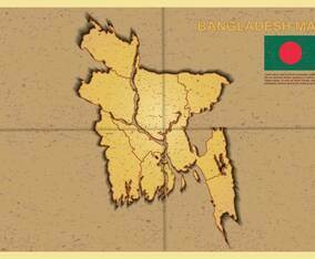 Free Bangladesh Map Illustration