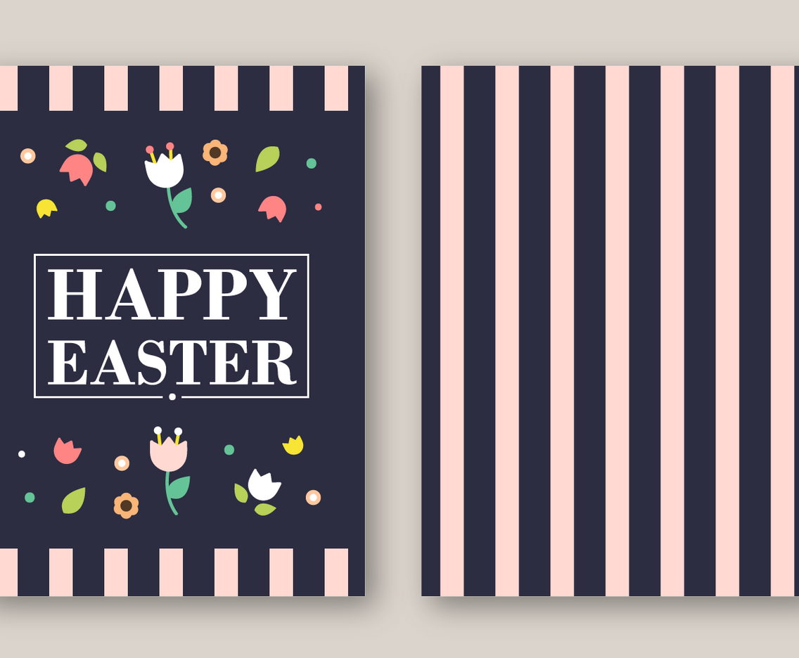 Free Easter Card Vector
