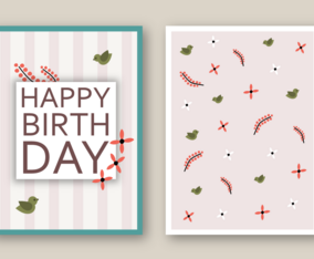 Free Happy Birthday Card Vector