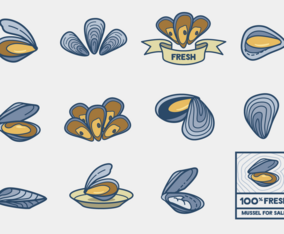 Mussel Vector Pack
