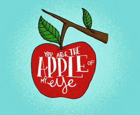 Apple of My Eye Vector