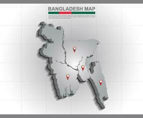 Free Bangladesh Map Illustration