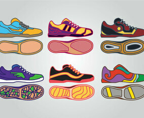 Futsal Shoes Vectors