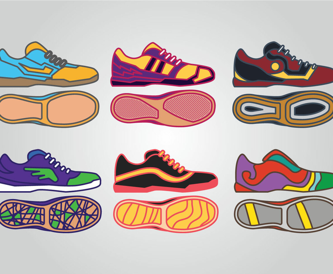 Futsal Shoes Vectors