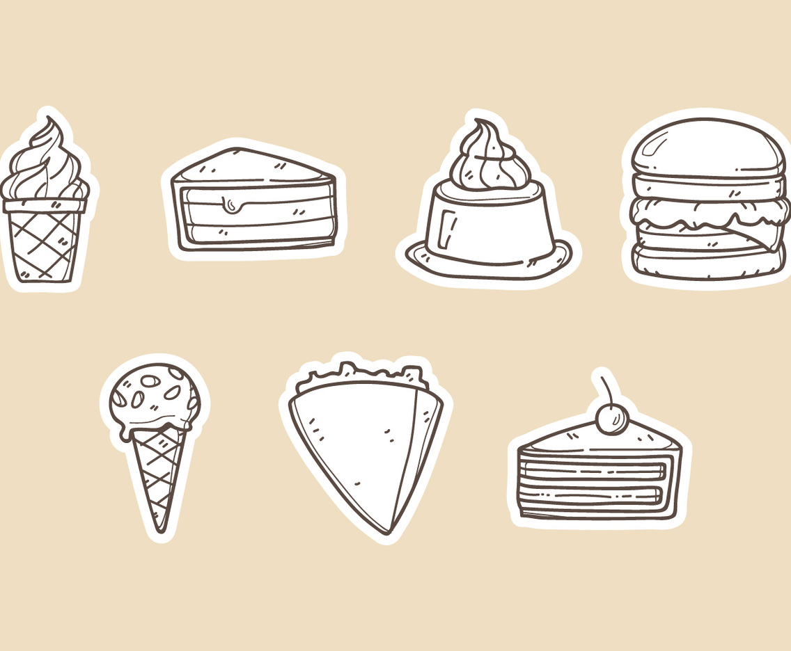 Dessert Vector Illustrations