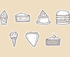 Dessert Vector Illustrations