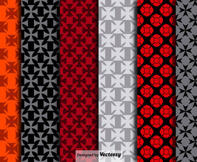 Vector Maltese Crosses Seamless Patterns