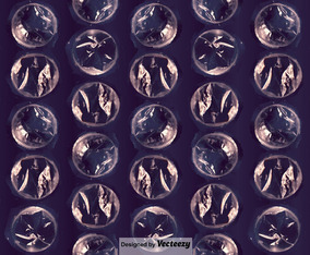 Bubble Wrap Seamless Pattern Vector Background