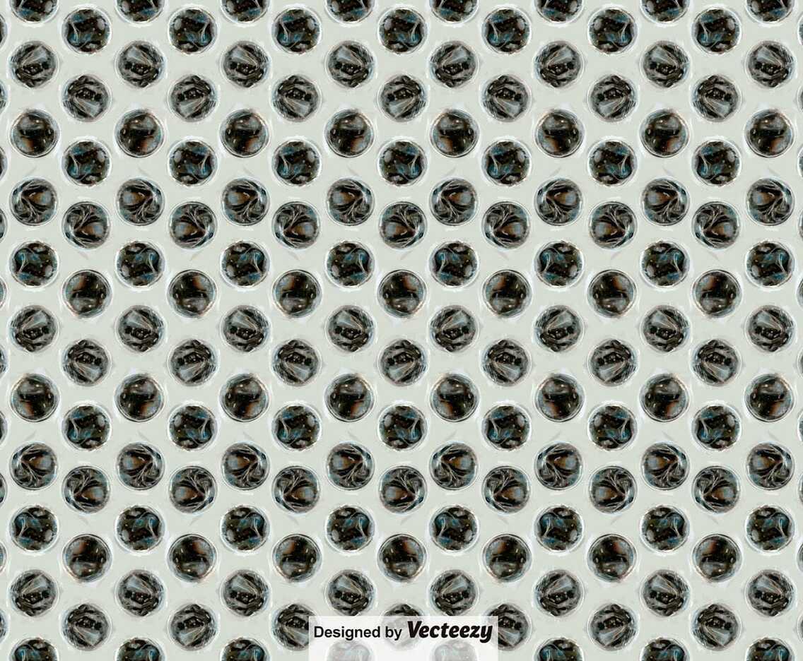 Bubble Wrap Seamless Pattern Vector Background