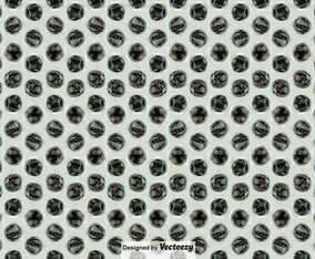 Bubble Wrap Seamless Pattern Vector Background