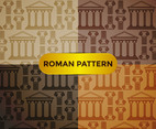 Roman Pillar Pattern Vector