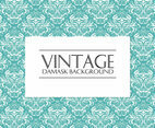 Vintage Damask Pattern Background