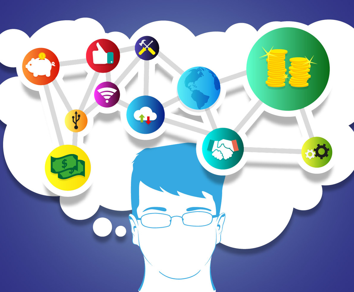 Mind Map Infographic Vector