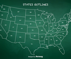 Free State Outlines Vector