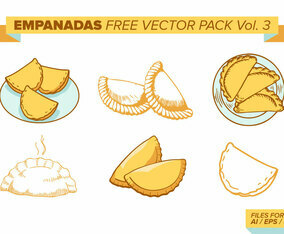 Empanadas Free Vector Pack Vol. 3