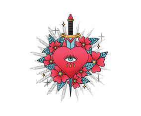 Old School Tattoo Vector