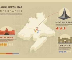 Free Bangladesh Map Illustration