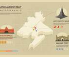 Free Bangladesh Map Illustration