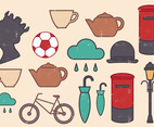Britain Icons Set
