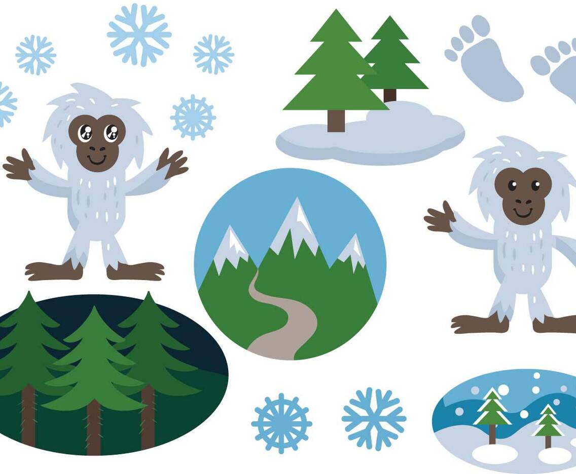 Free Yeti Vectors