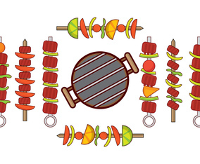 Free Brochette Vector