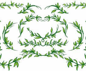 Free Liana Plant Border Vector