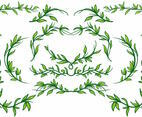 Free Liana Plant Border Vector