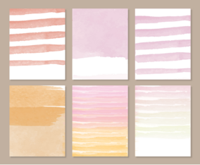 Vector Watercolor Elements