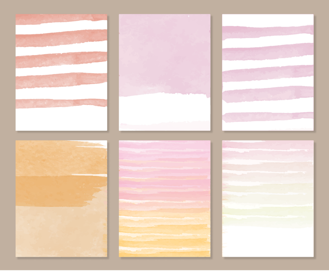 Vector Watercolor Elements