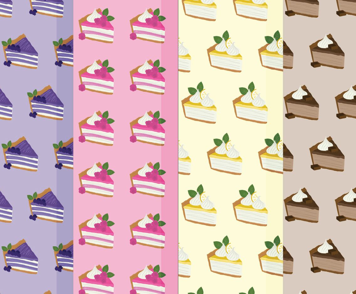 Vector Pies Pattern