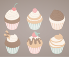 Vector Cupcakes Illustration