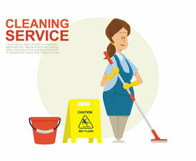 Wet Floor Illustration