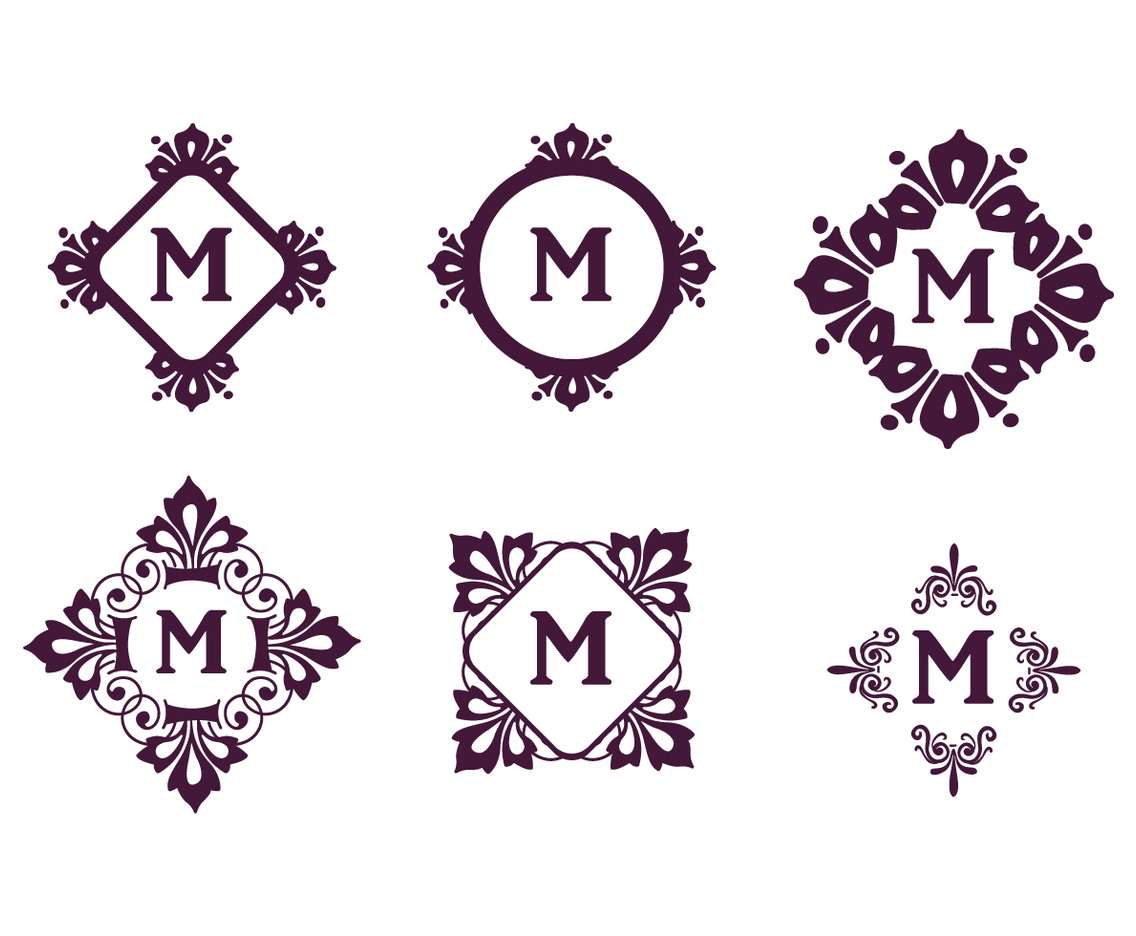 Monograms Vector Set