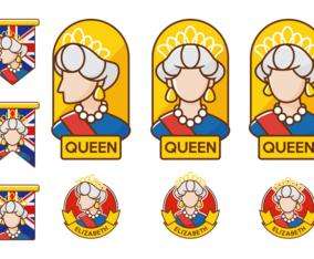 Queen Elizabeth Vector