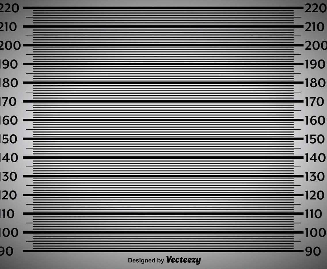 Police Lineup Or Mugshot Background Vector