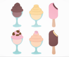 Vector Ice Cream Set