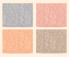 Vector Linear Floral Patterns