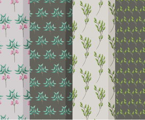 Beautiful Branch Vector Patterns