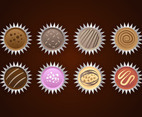 Truffles Chocolates Vector