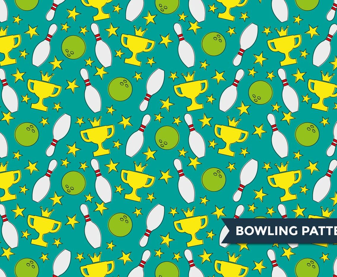 Bowling Alley Pattern Vector