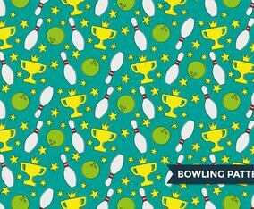 Bowling Alley Pattern Vector